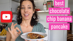 Chocolate Chip Banana Pancake Recipe - for Mother's Day!!